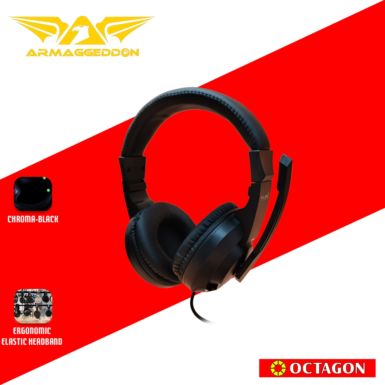 ARMAGGEDDON PULSE 1 CHROMA USB PRO GAMING HEADSET