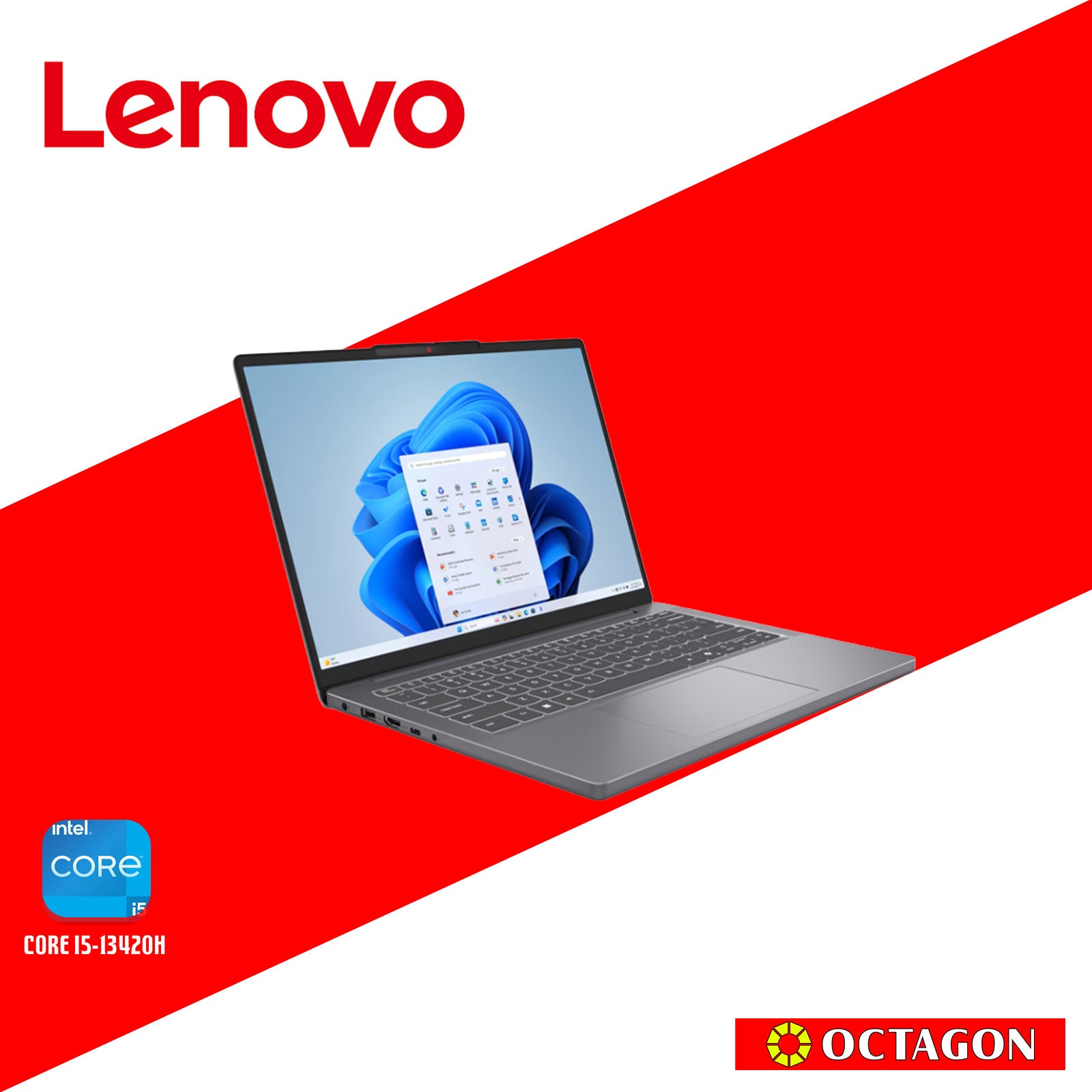 LENOVO IP S3I-15 (83K1001PPH)/ CORE I5-13420H/ 8+8GB/ 512GB SSD/ 15.3/ WIN 11/ OFFICE H&S/ GRY/