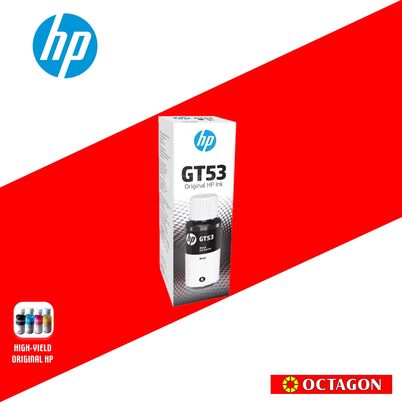 HP IVV22AA GT53 BLACK INK BOTTLE