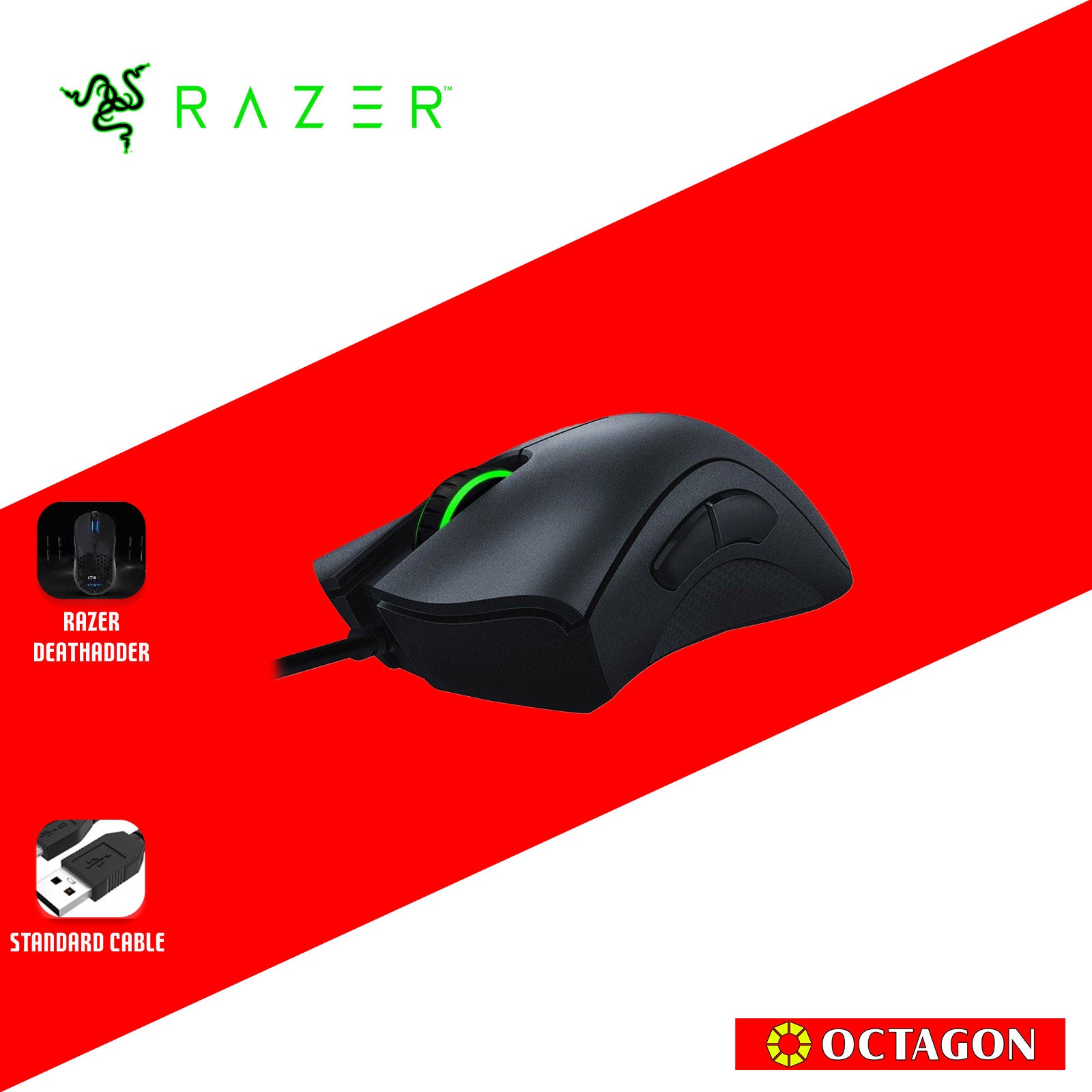 RAZER DEATHADDER ESSENTIAL ERGONOMIC – Octagon Computer Superstore