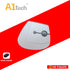 A1TECH AC-W808-WH 2.4G ERGONOMIC WIRELESS MOUSE 1600 DPI WHITE/BLACK
