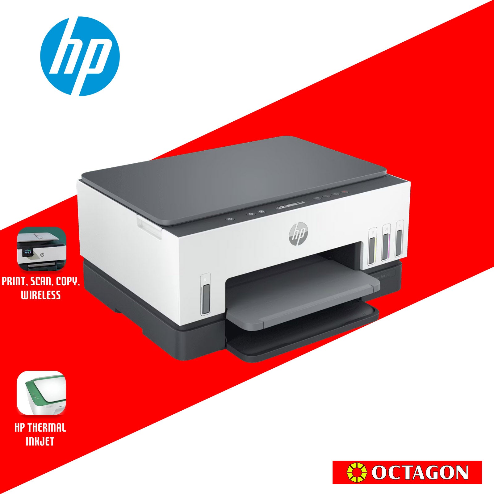 HP 6UU48A SMART TANK 670 AIO (GT53/GT52) PRINT/COPY/SCAN WIRELESS