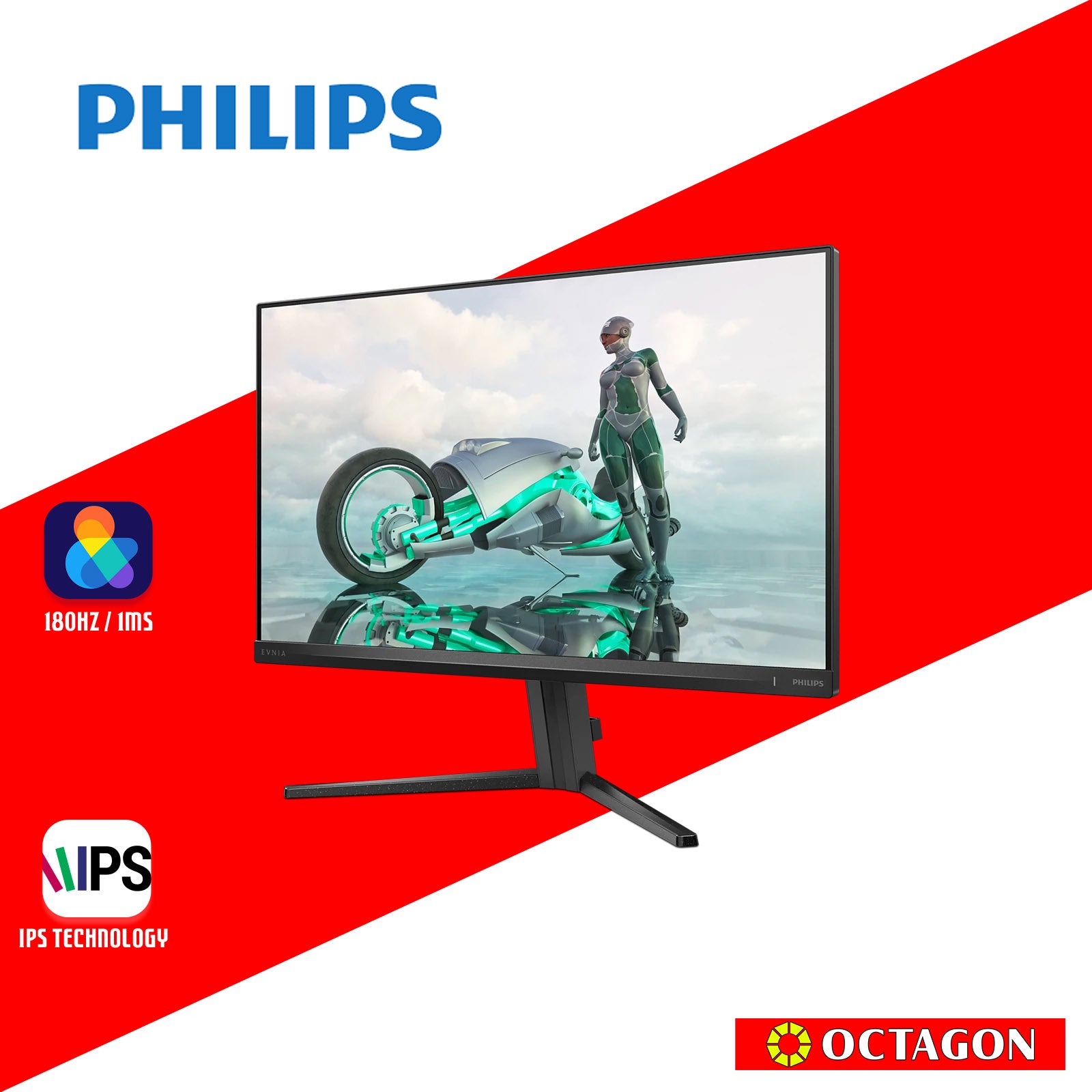 PHILIPS 27M2N3200A 27" FHD IPS 180HZ W/ SPEAKER GAMING MONITOR