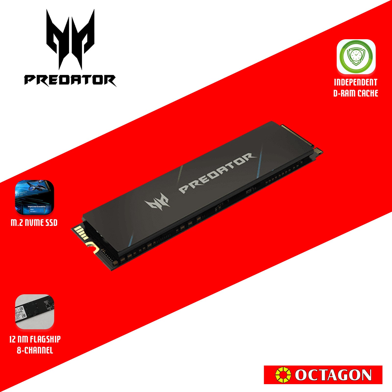 ACER GM7000 1TB M.2 NVME SSD UP TO 7400MBPS