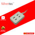 SILVERTEC SV08(3M) 3-OUTLET US 2PIN POWER STRIP/ 6A/ 1500W/ 250V