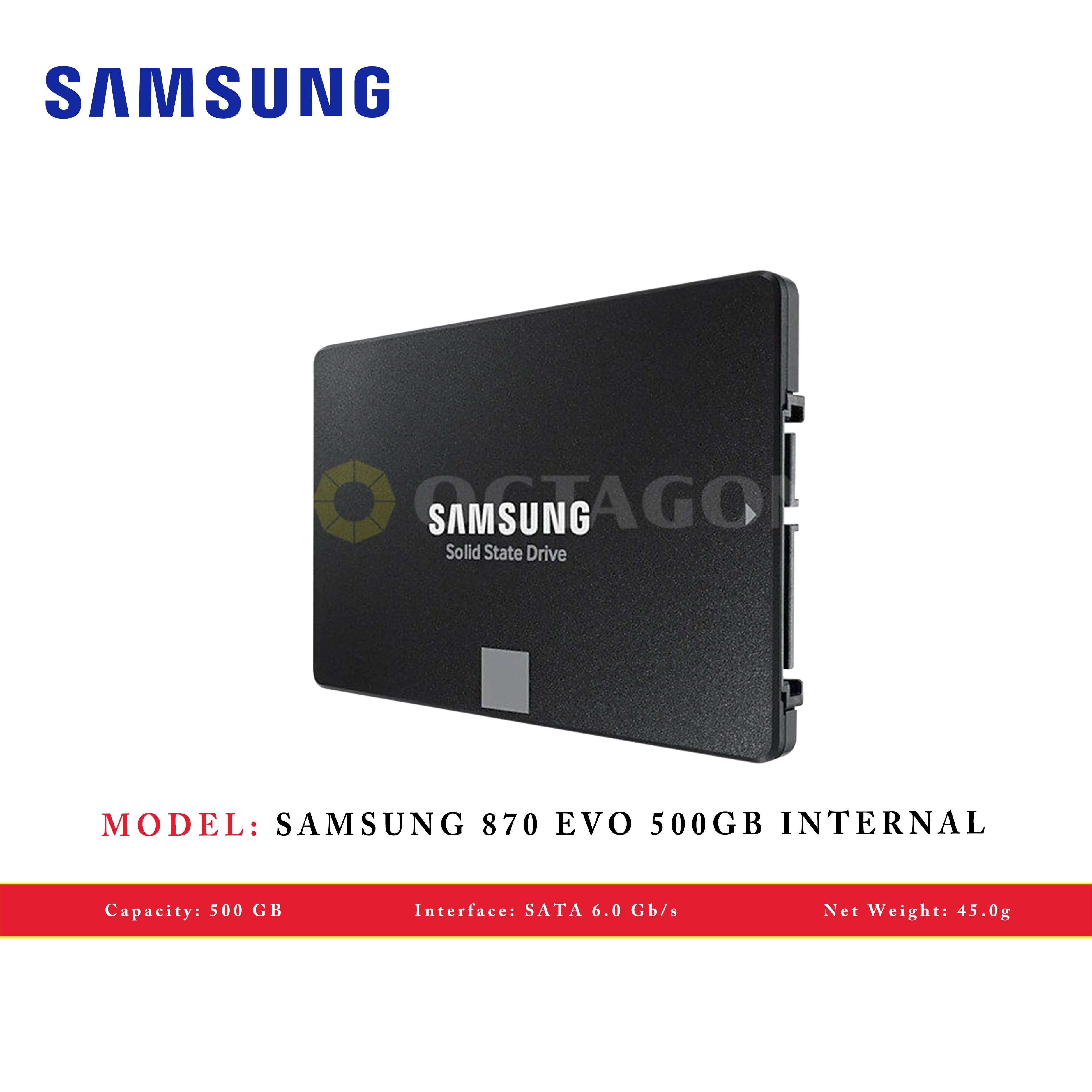 SAMSUNG SSD 500GB 870 EVO SATA - Main Image