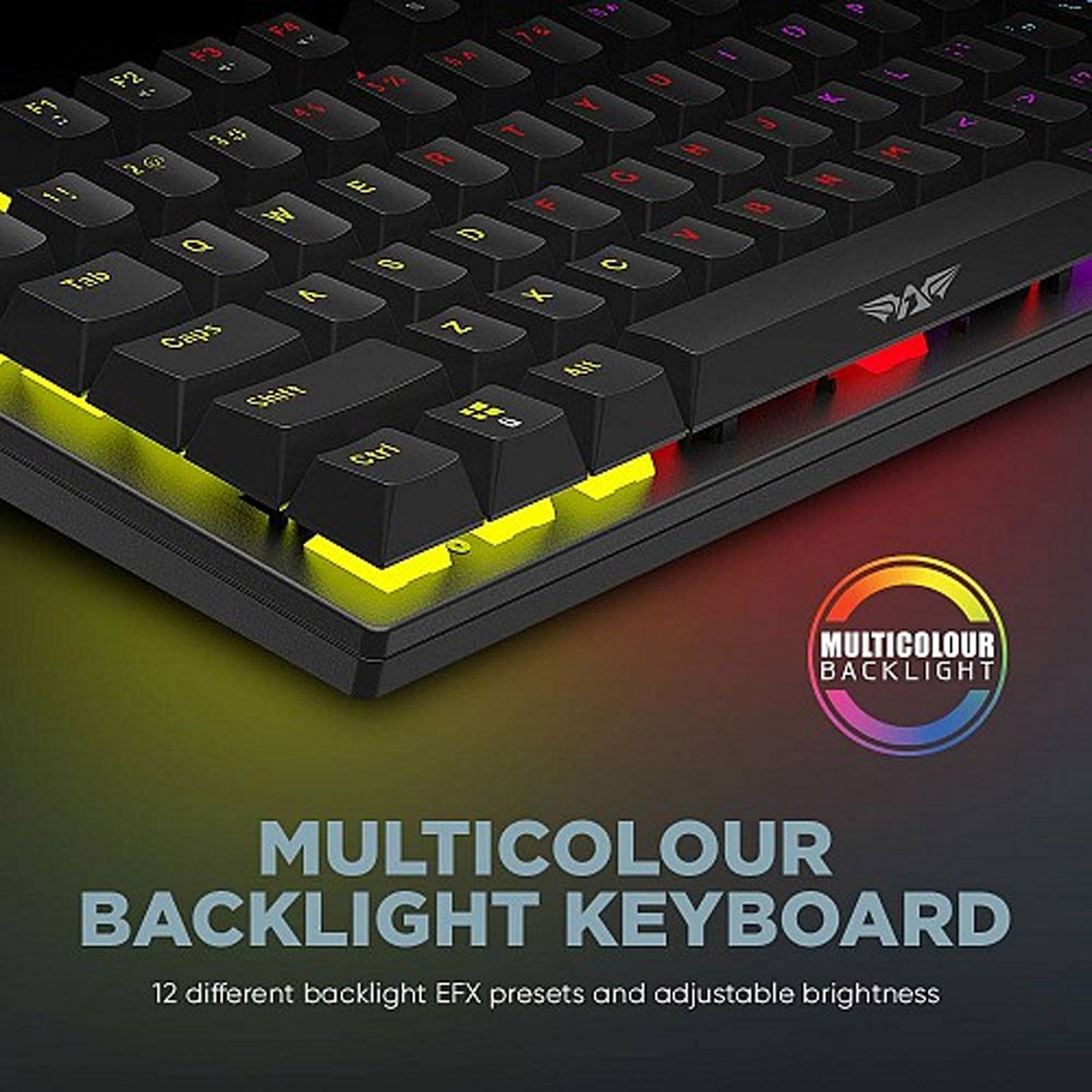 ARMAGGEDDON MKA-2C NEO PSYCHRAVEN 87 KEYS MECHANICAL KEYBOARD BLACK (CLICKY)