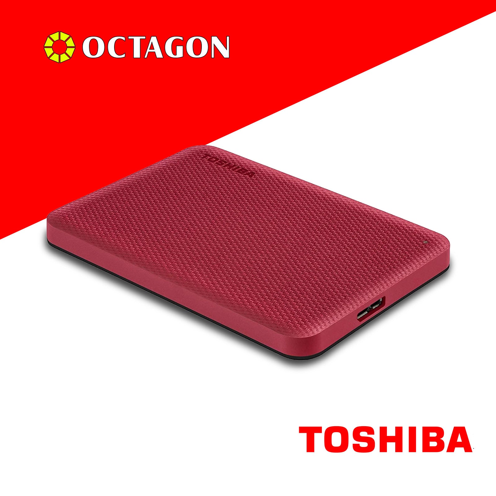 TOSHIBA 2TB ADVANCE HDD W/ PASS
