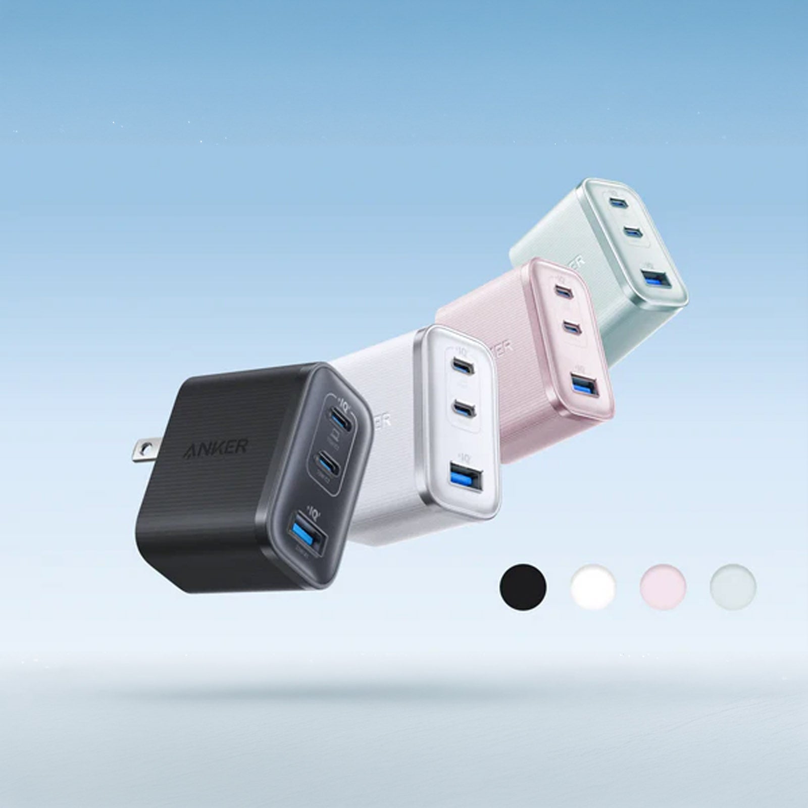 ANKER A121AJ11 BLACK NANO CHARGER 70W 3PORTS