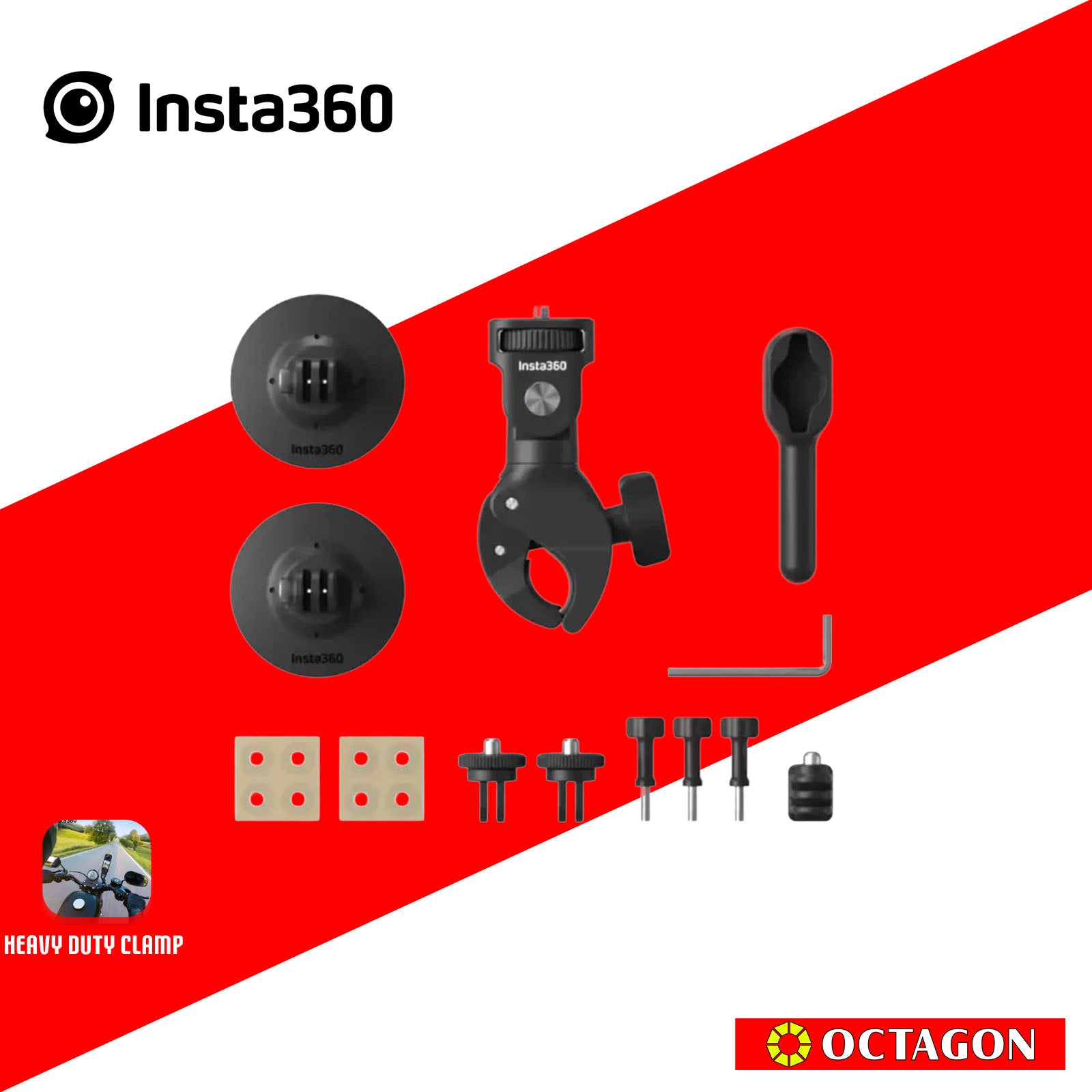 INSTA360 MOTORCYCLE ACCESSORIES BUNDLE