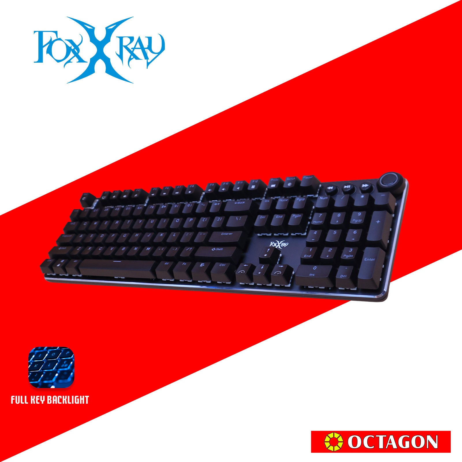 FOXXRAY FXR-HKM-61 SPIN MECHANICAL KEYBOARD