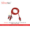 SILVERTEC SW-TCL-100-RD 1M USB-A TO USB