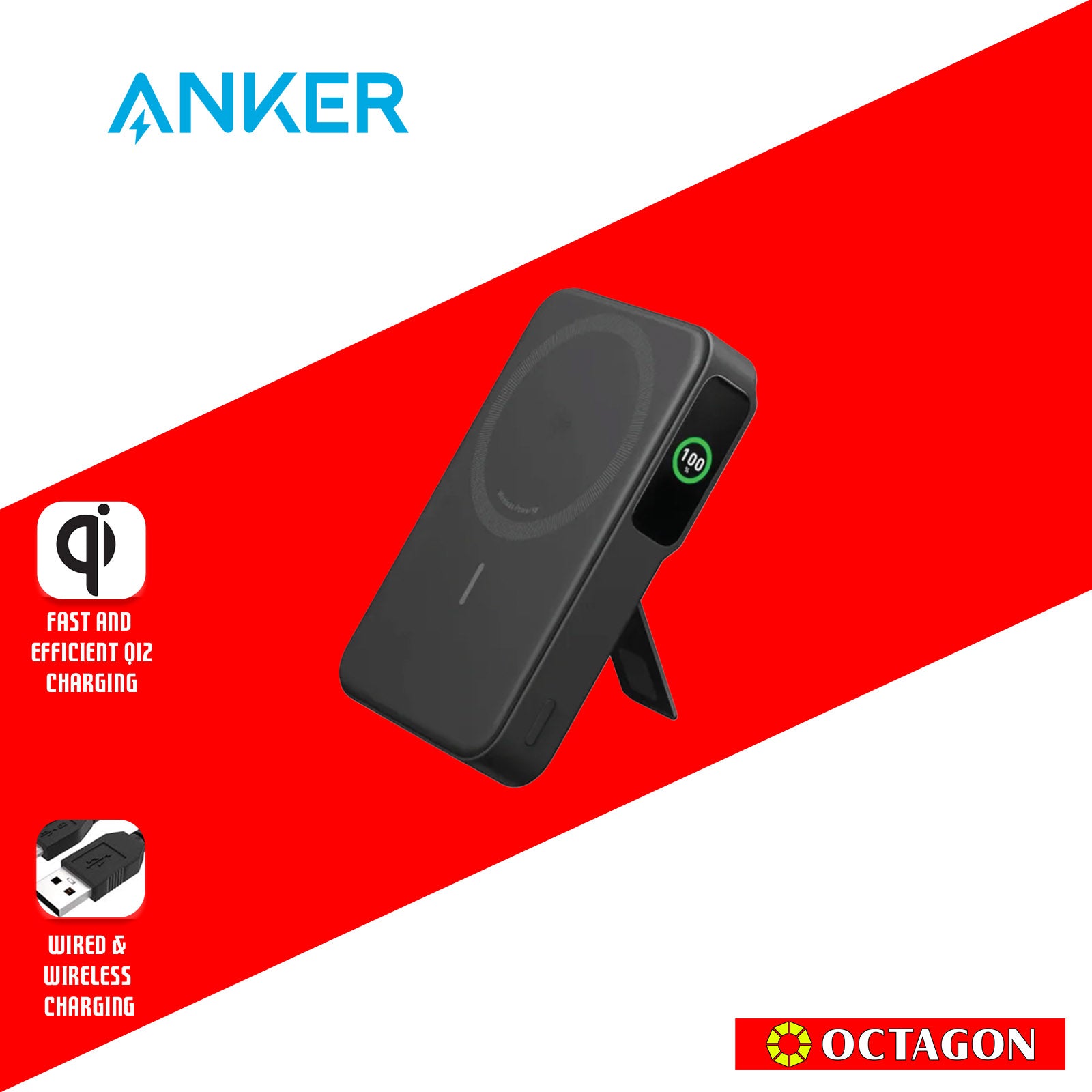 ANKER MAGGO POWERBANK 10K B2B BLACK