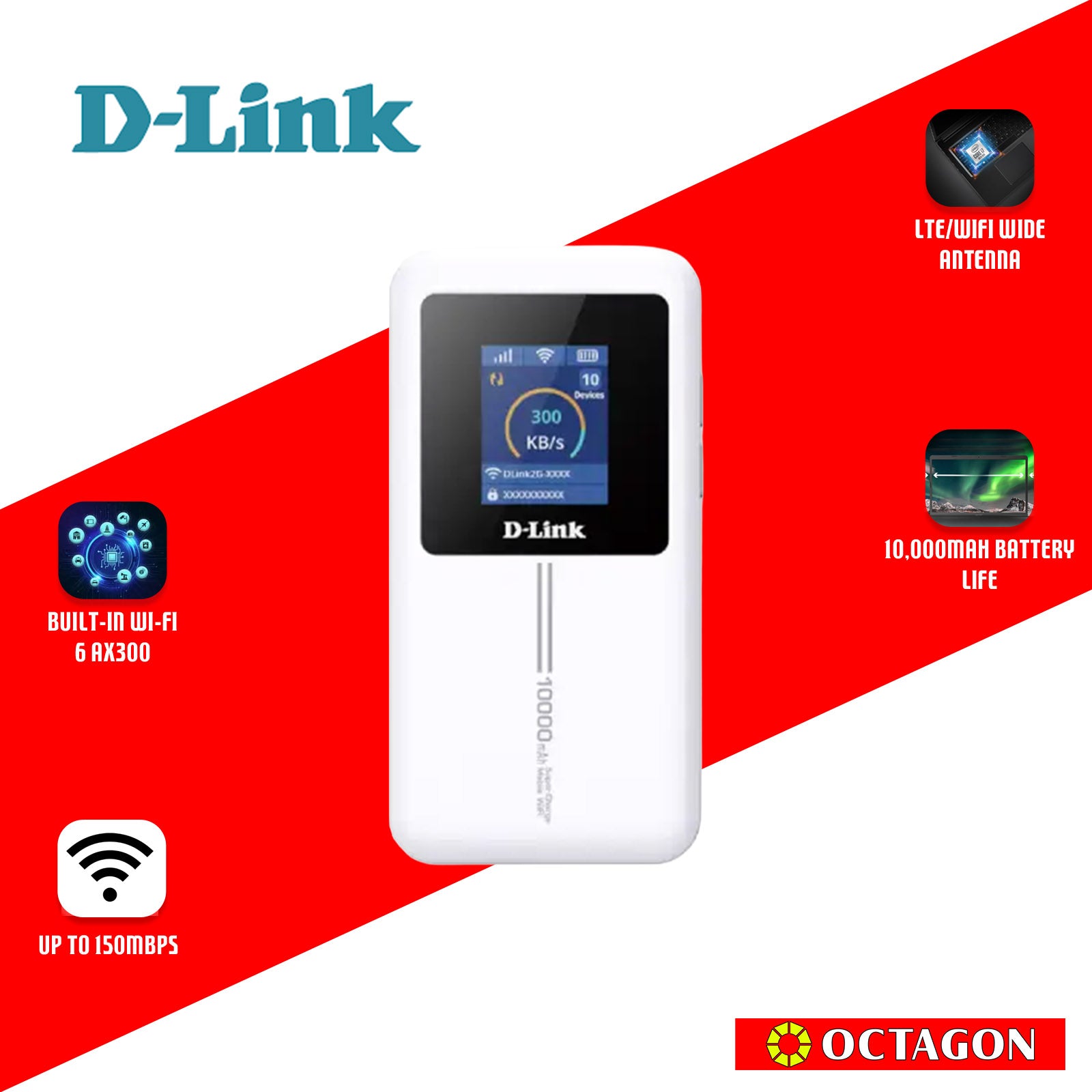 DLINK DWR-940M 4G LTE MOBILE ROUTER