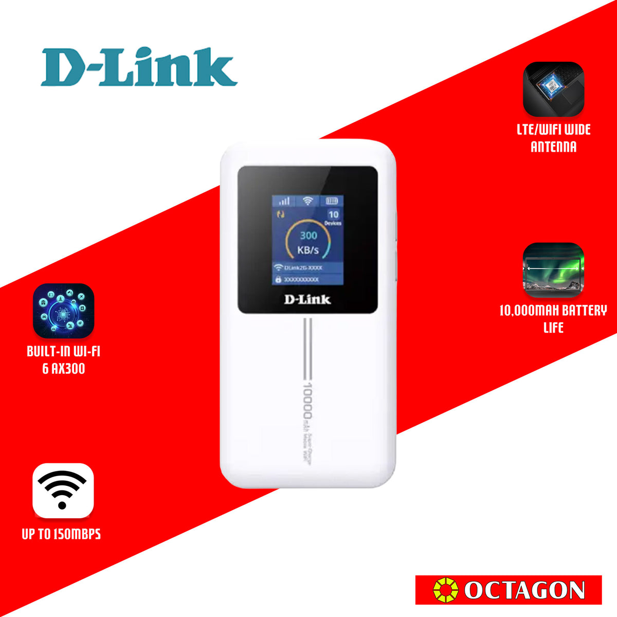 DLINK DWR-940M 4G LTE MOBILE ROUTER