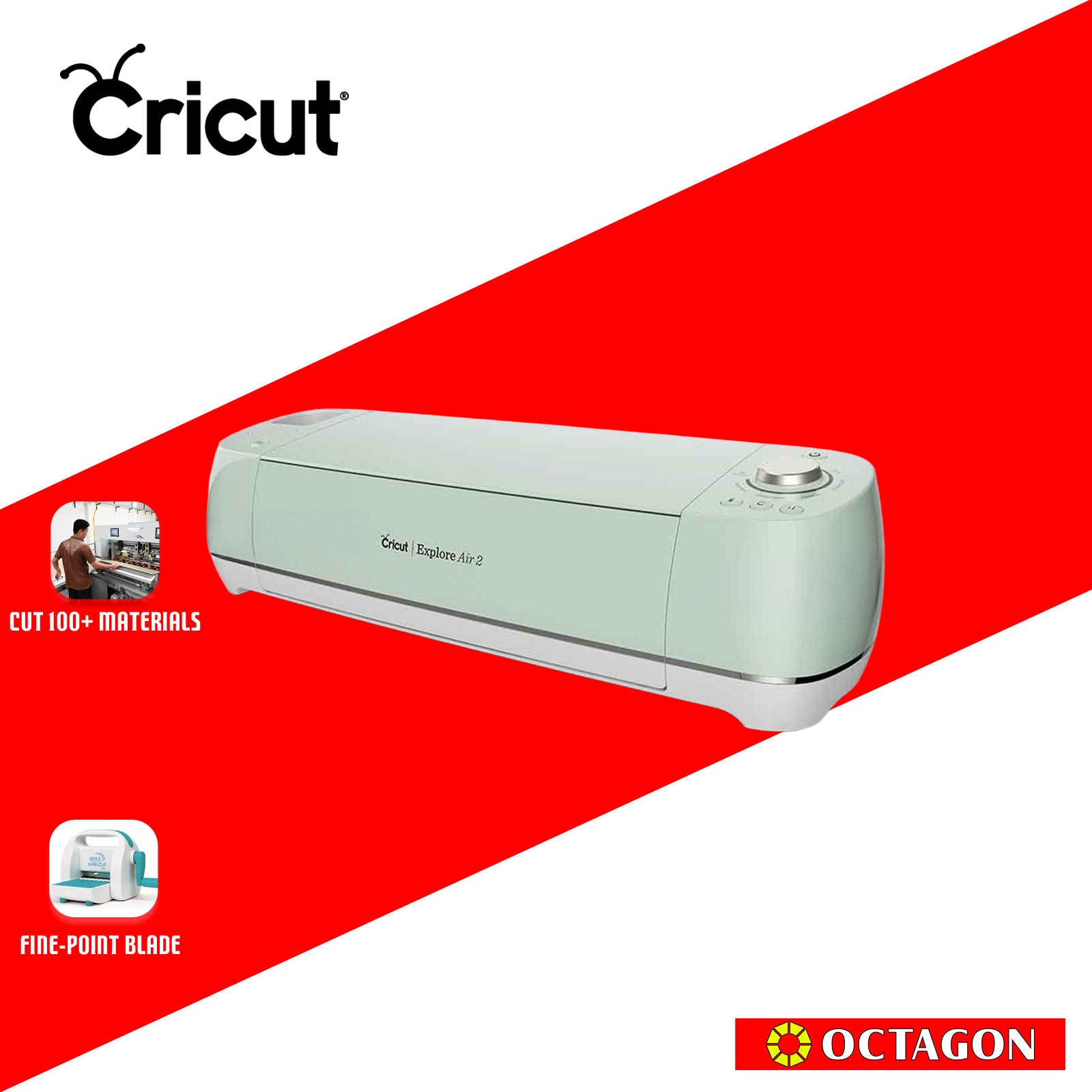 CRICUT EXPLORE AIR 2 MINT (2003638) SCAN & CUT MACHINE