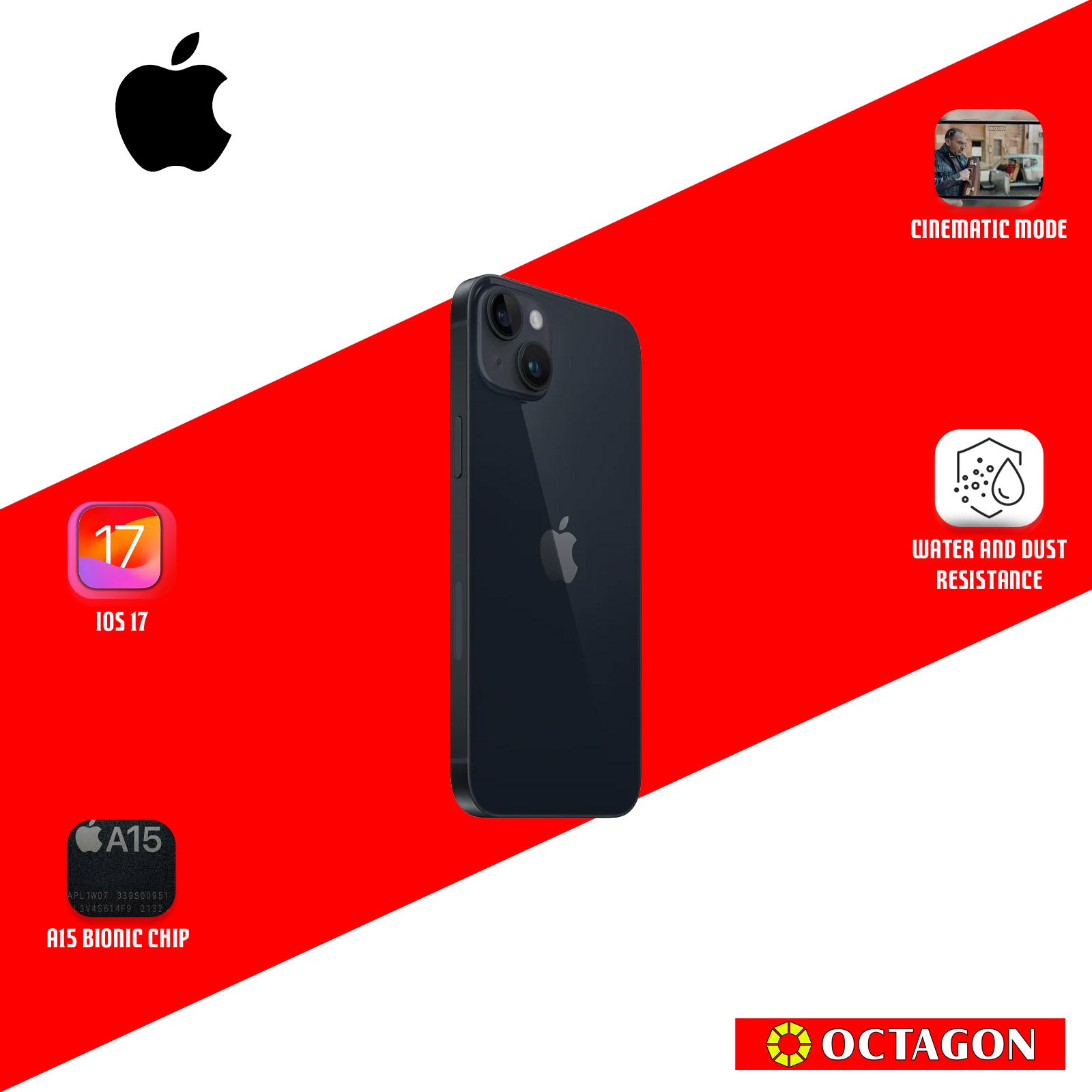 APPLE IPHONE 14 PLUS 256GB MIDNIGHT