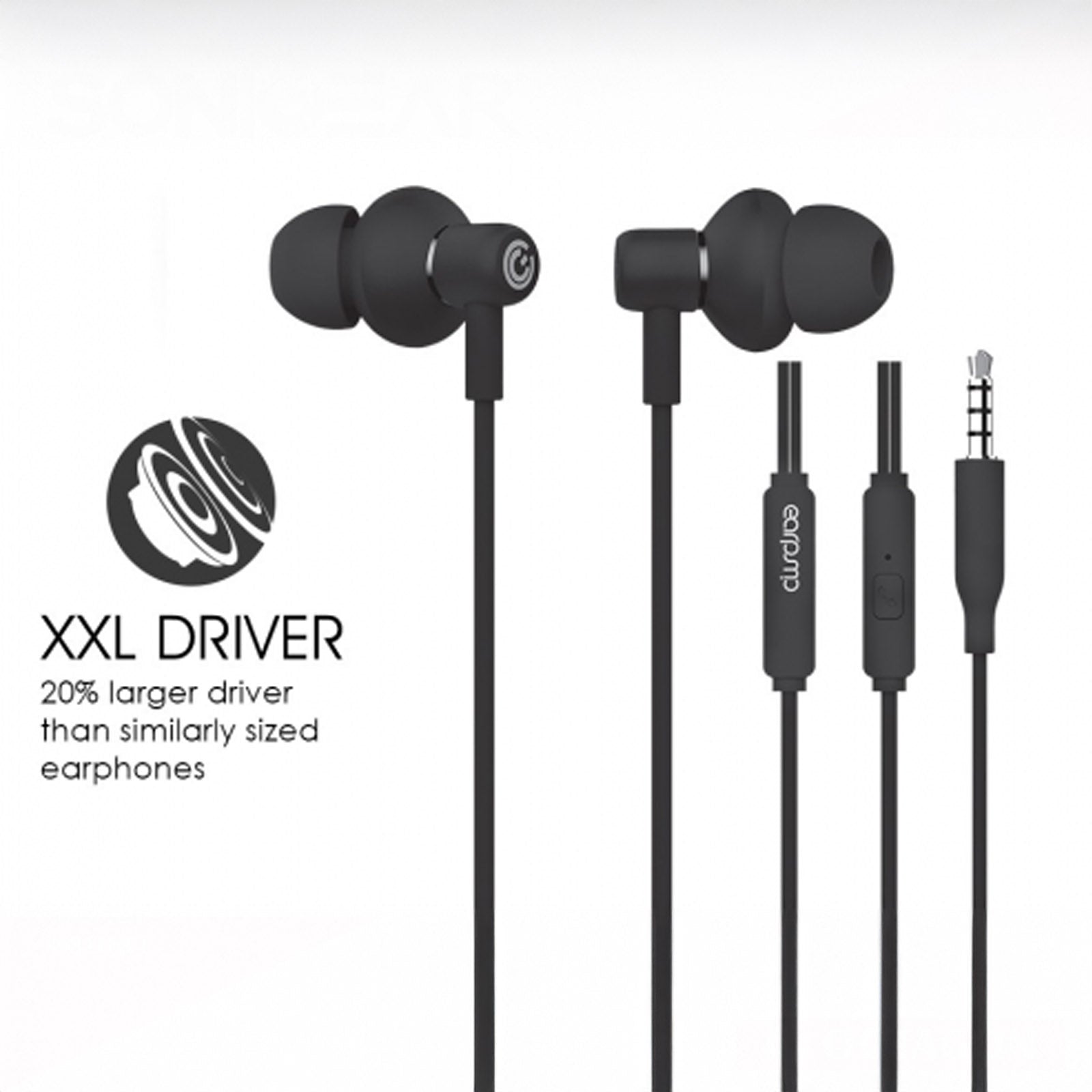 SONIC GEAR HYPERBASS BUDS 1 BLACK EARPHONE