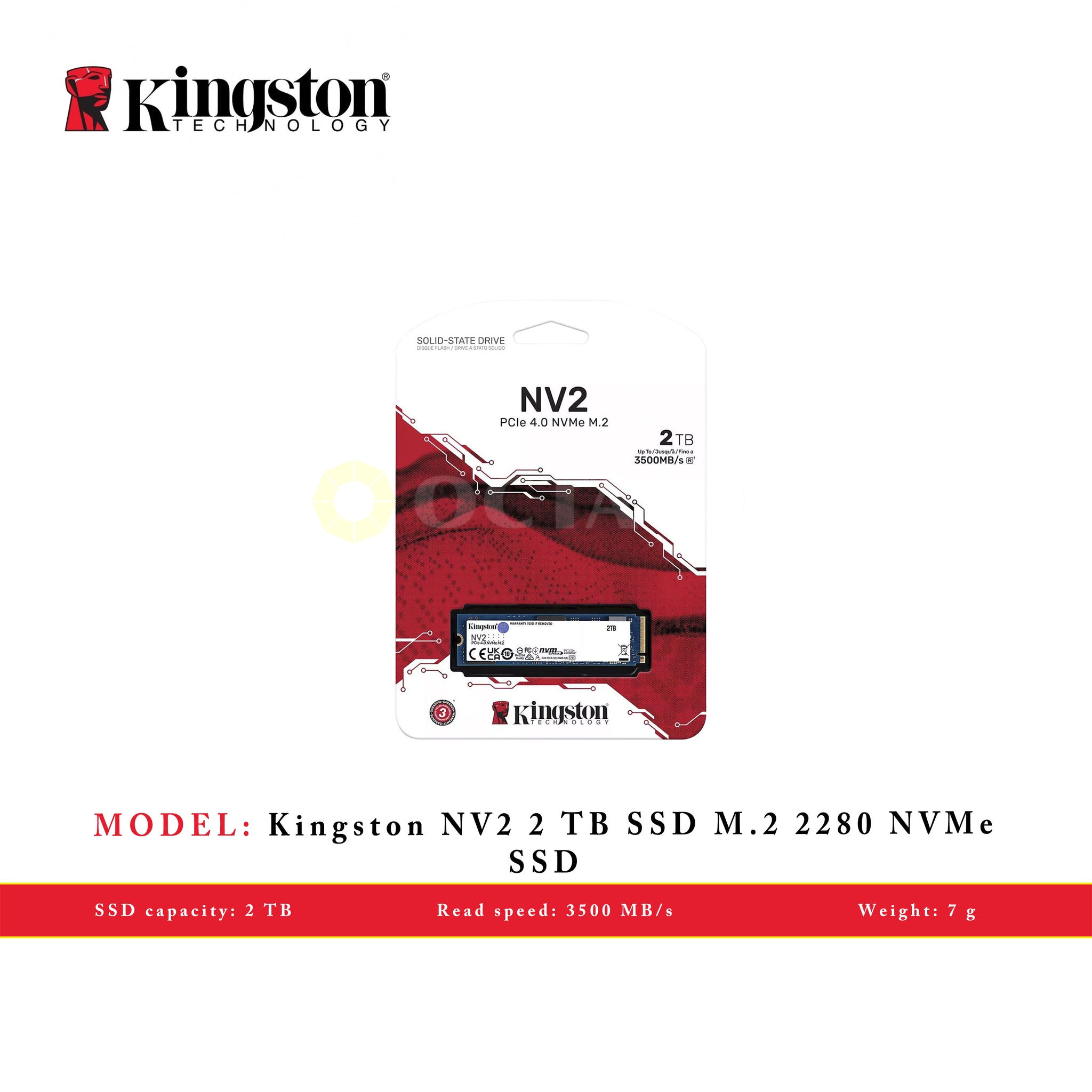 KINGSTON 2TB SSD SNV2S M.2 NVME