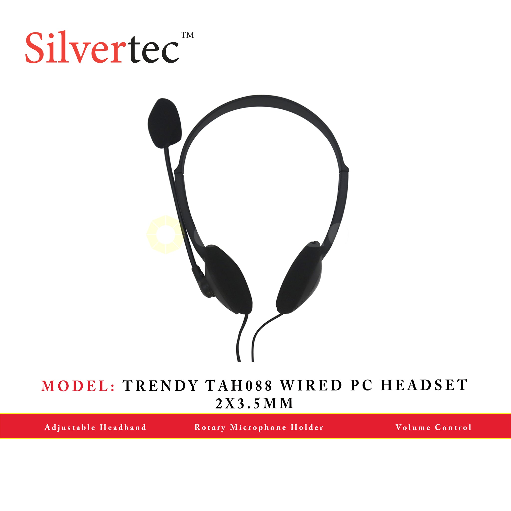 TRENDY TAH088 WIRED PC HEADSET 2X3.5MM