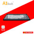 A1TECH AC-KB006-BK DUAL-MODE WIRELESS KEYBOARD 2.4G+BT / 84 KEYS / TAB ...