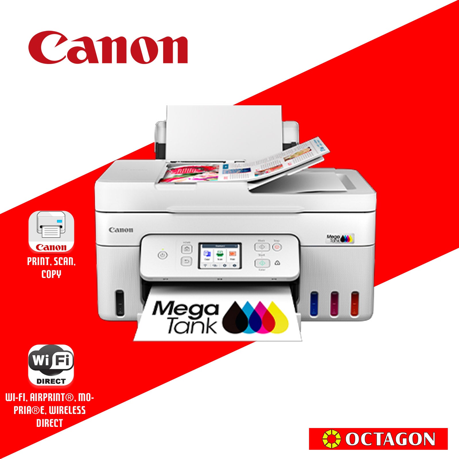 CANON PIXMA G4780 INK TANK PRINTER (GI-71 SERIES) AIO WIRELESS ADF