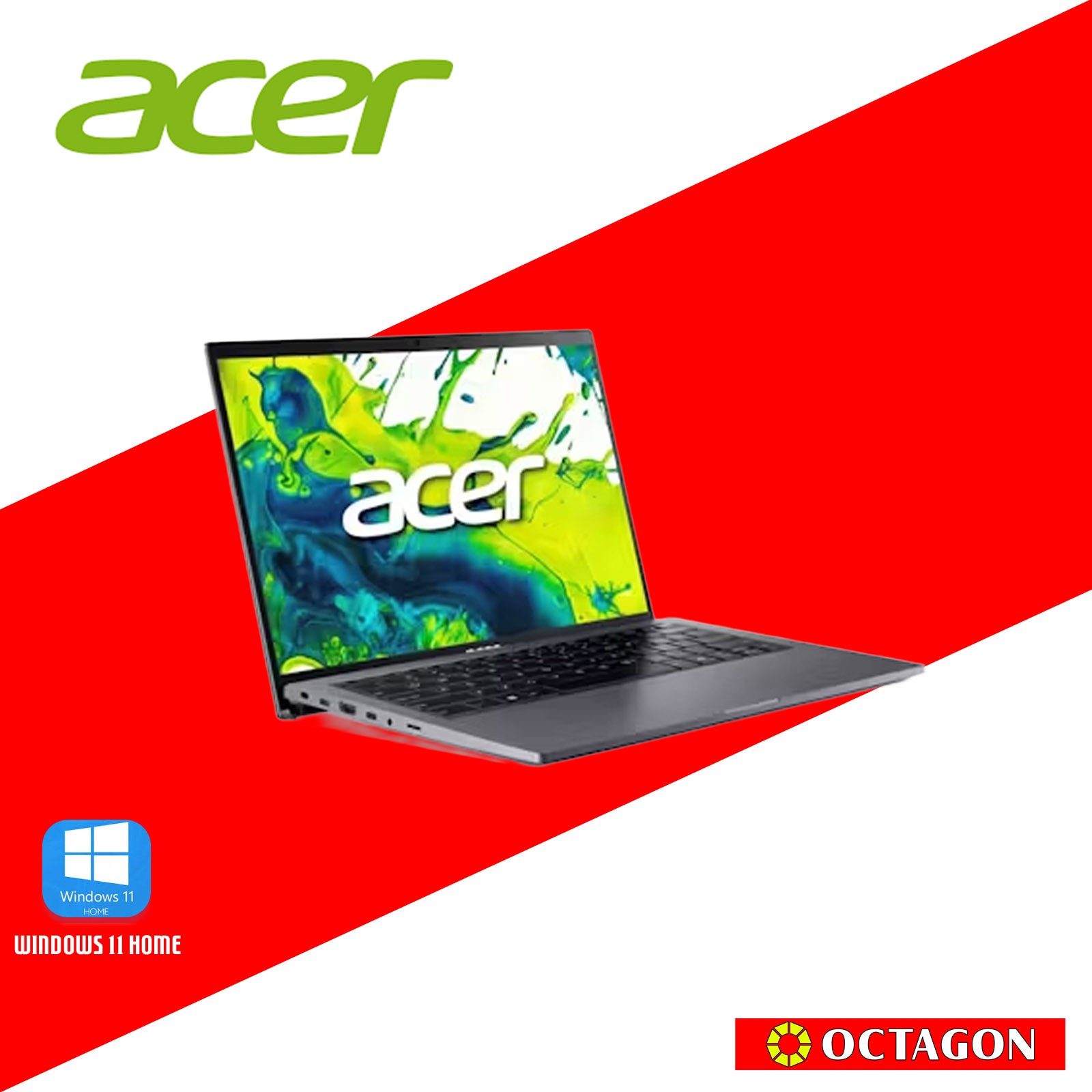ACER ASPIRE GO 14 AI AG14-71M-55Q4 OPI/ ULTRA 5 115U/ 8+8GB/ 512GB SSD/ 14 WUXGA IPS/ WIN 11/ GRAY