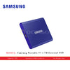 SAMSUNG T7 1TB BLUE PORTABLE SSD