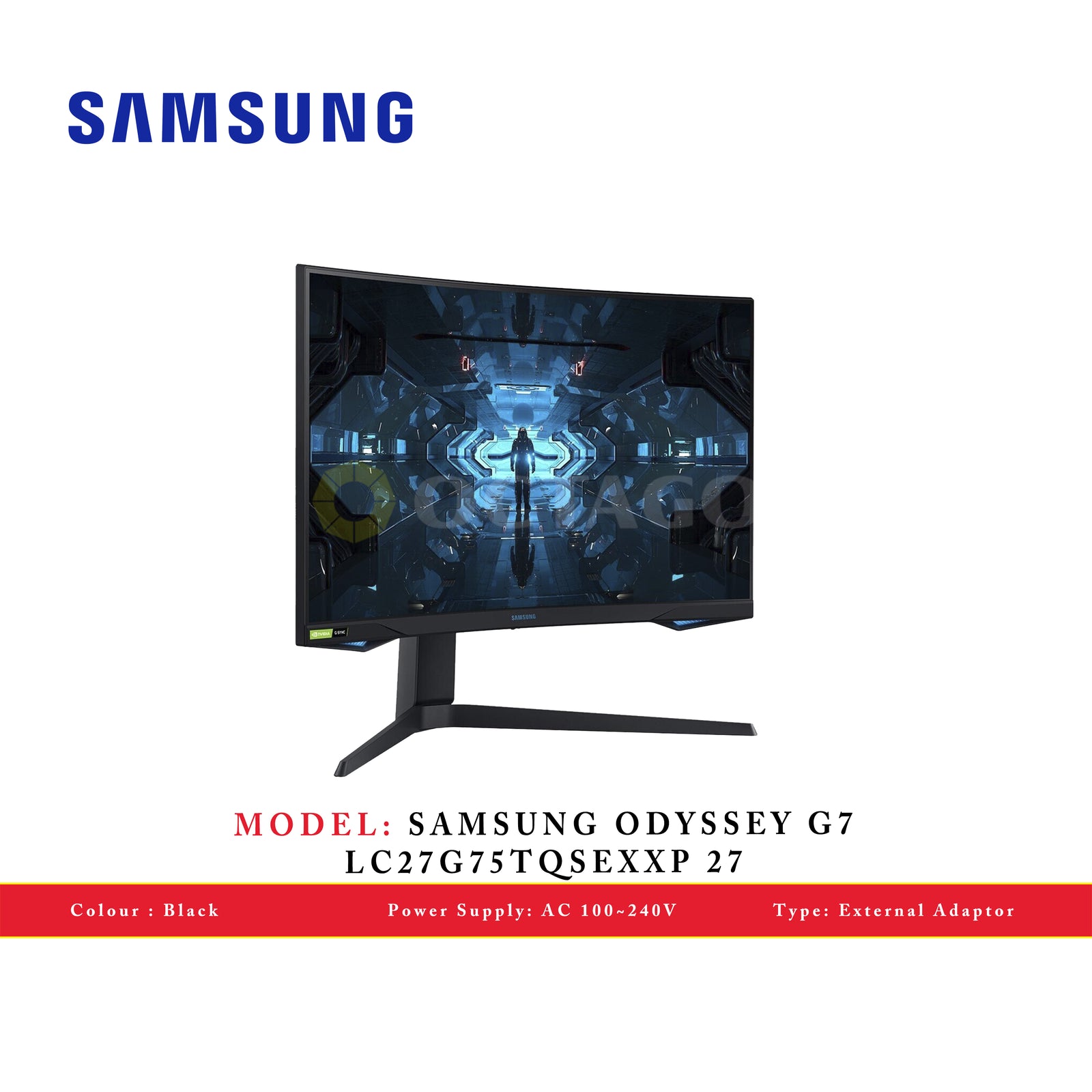 SAMSUNG ODYSSEY G7 LC27G75TQSEXXP 27