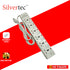SILVERTEC NEW SV30-1.8M 6-OUTLET UNIVERSAL PLUG/ 6-SWITCH/ 1.8M/ 10A/ 2500W/ 250V IVORY POWER STRIP W/ SURGE PROTECTION