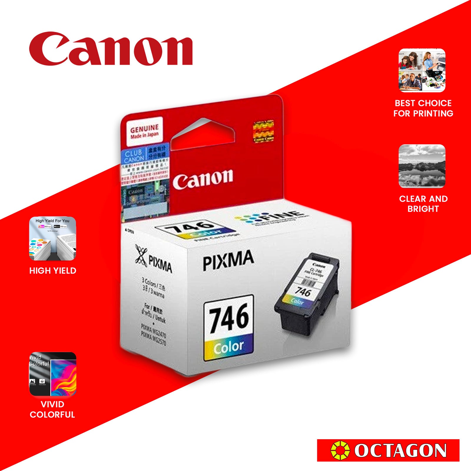 CANON CL-746 COLOR CARTRIDGE