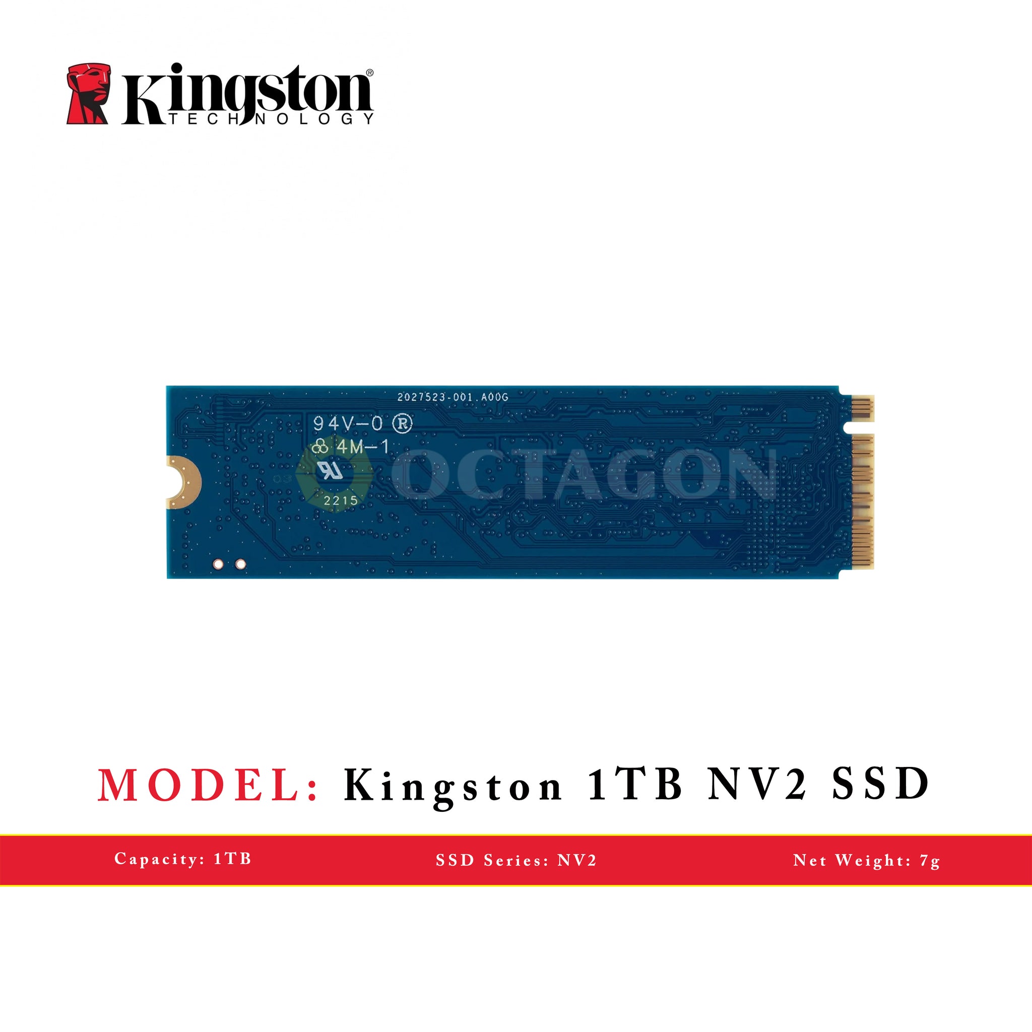 KINGSTON 1TB SSD SNV2S M.2 NVME