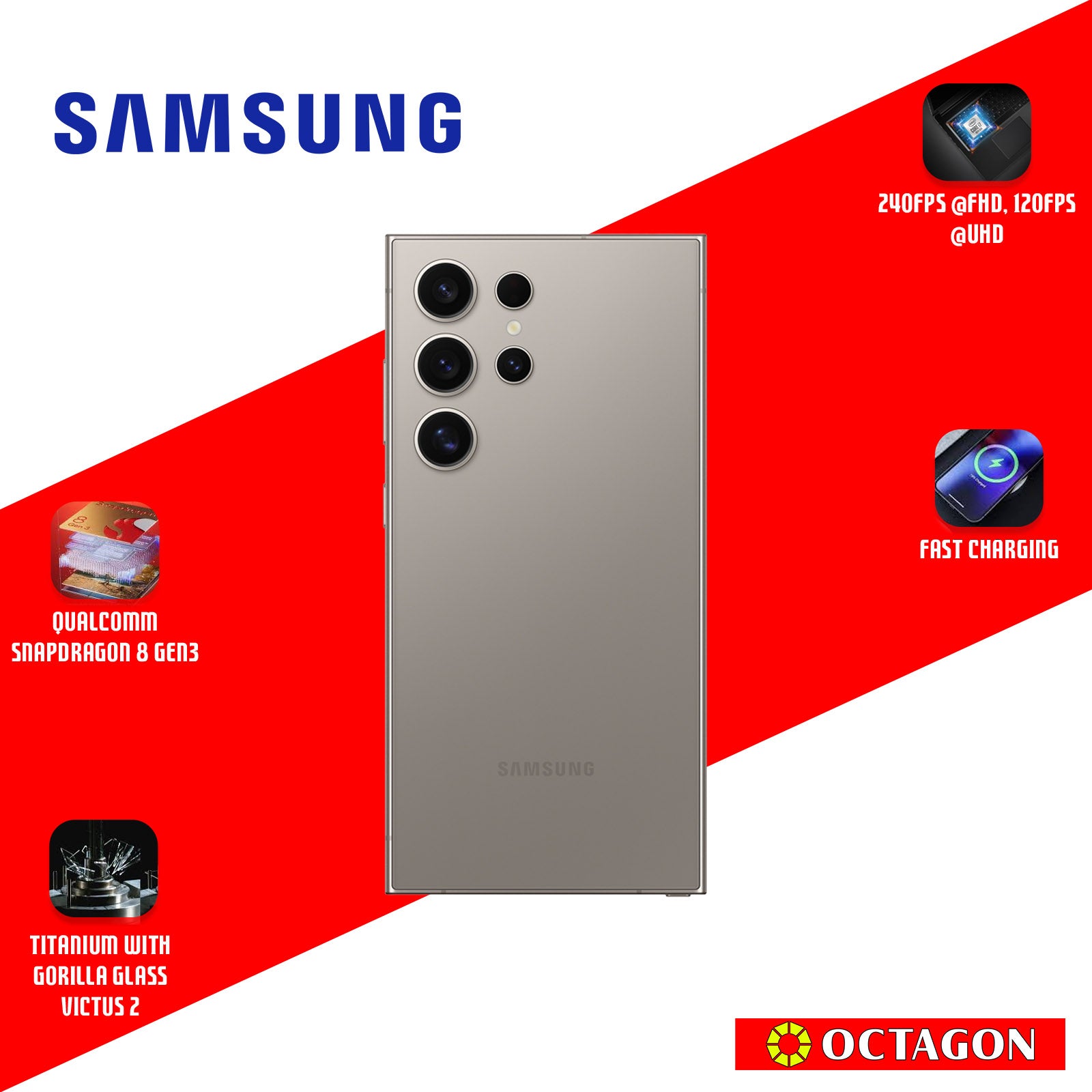 SAMSUNG GALAXY S24 ULTRA 12GB 256GB GRAY
