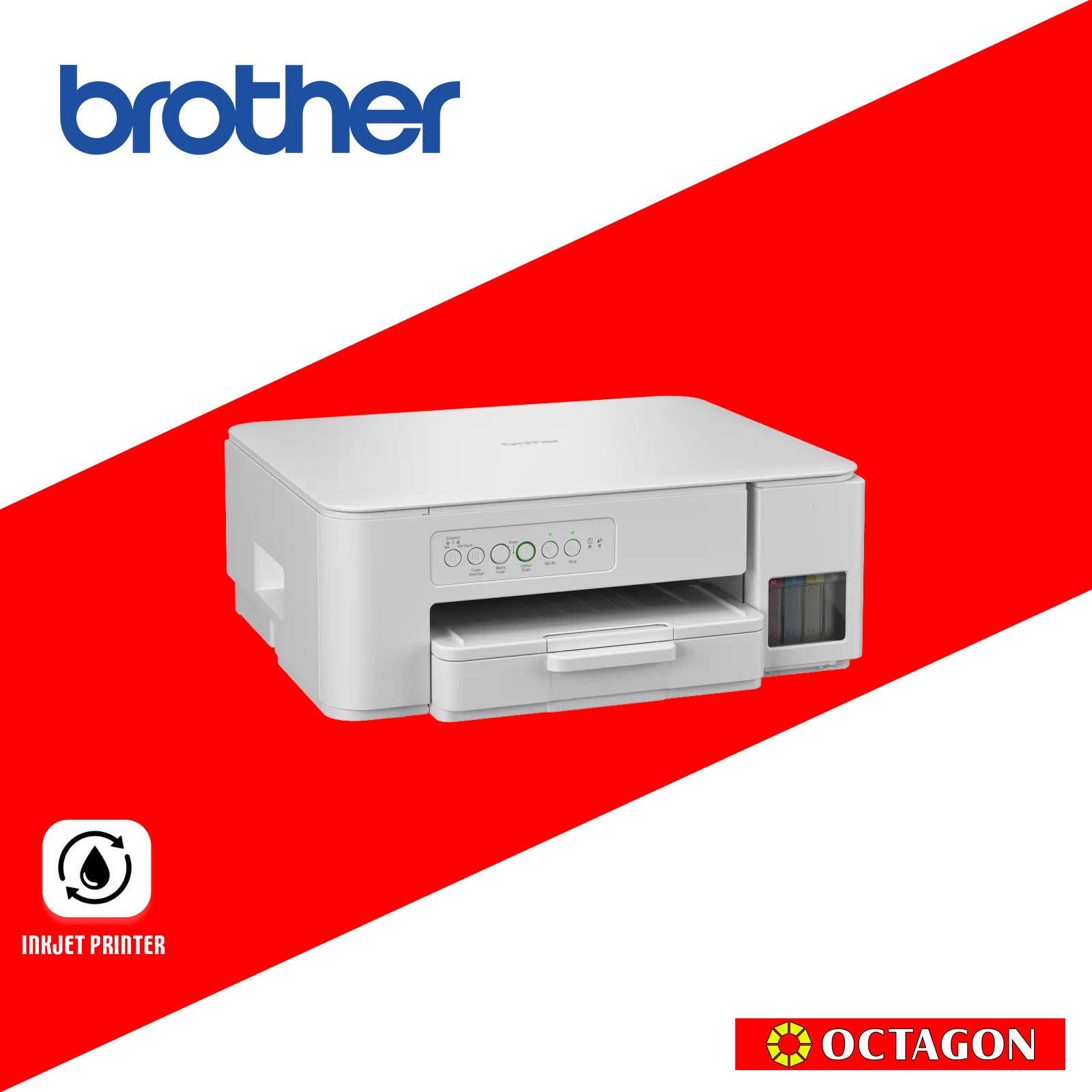 BROTHER DCP-T436W PRINTER (BTD100BK/C/M/Y/BK2PK/CL3PK)