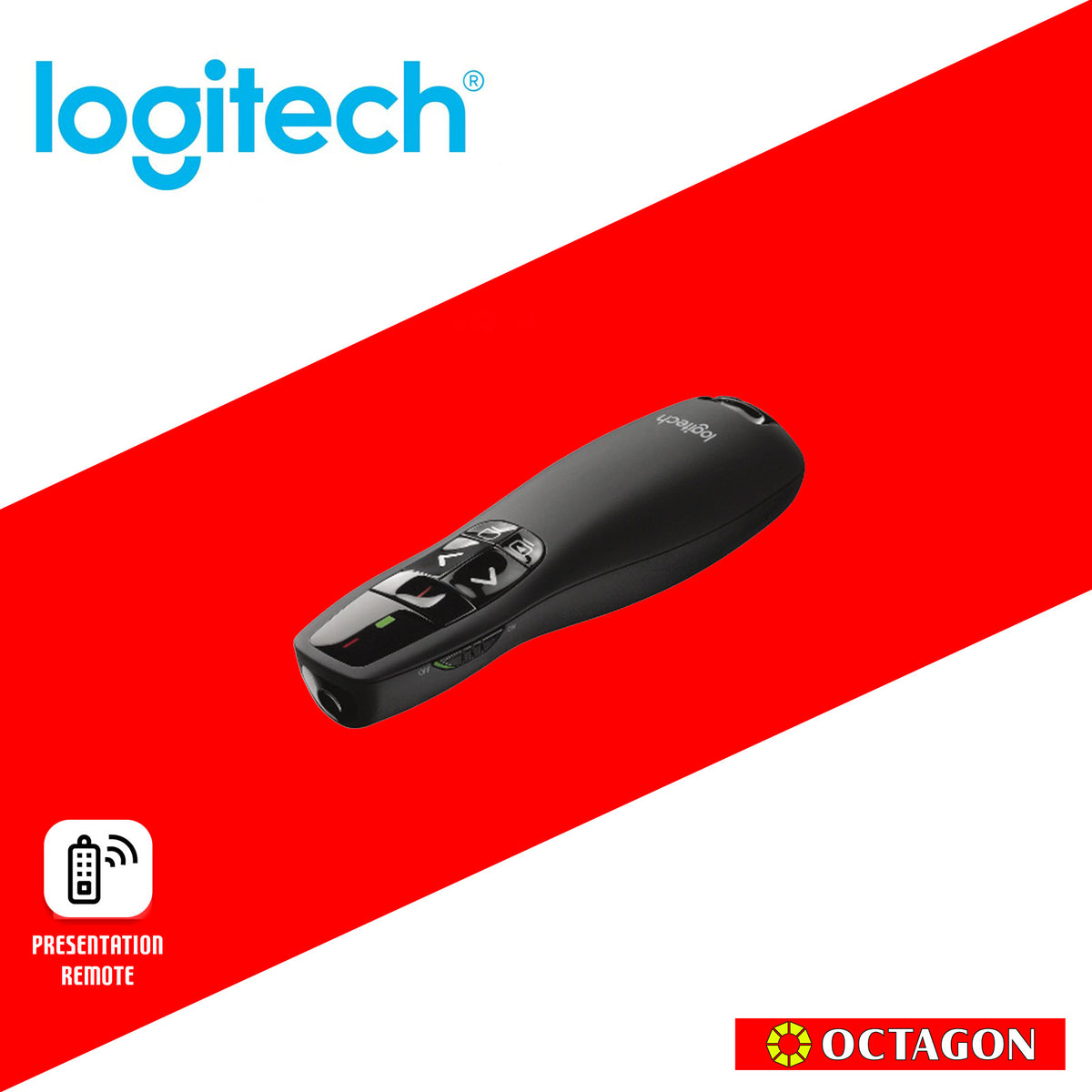 Logitech R400 Desktop Background LOGITECH R400 WIRELESS PRESENTER – Octagon Computer Superstore