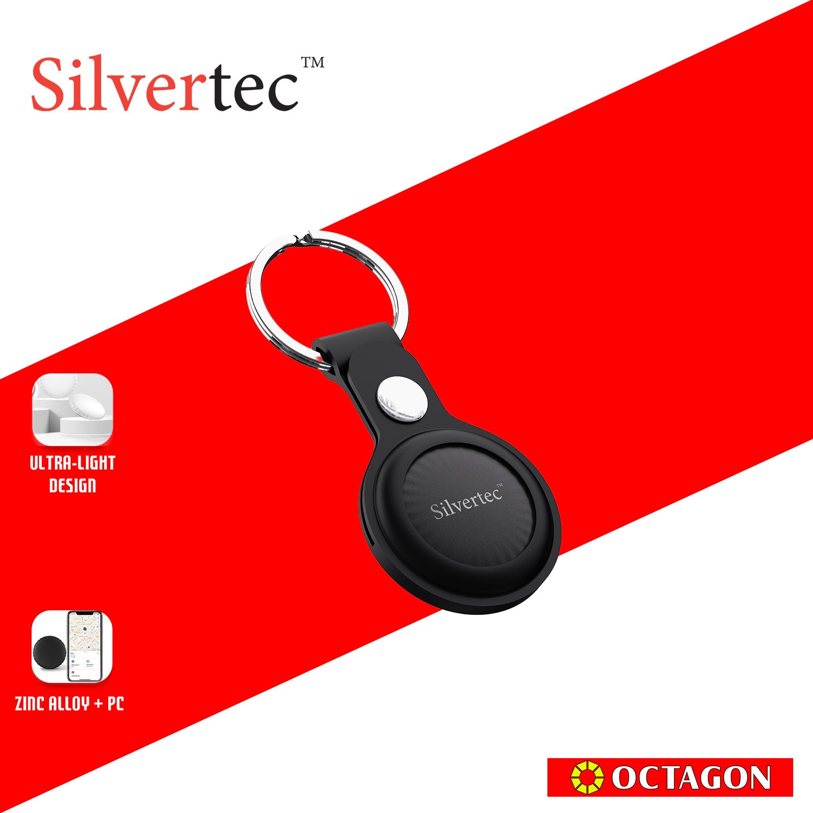 SILVERTEC SRF-STAG01-WH/BK STARTAG LOCATION FINDER WITH PROTECTION CASE WHITE/BLACK
