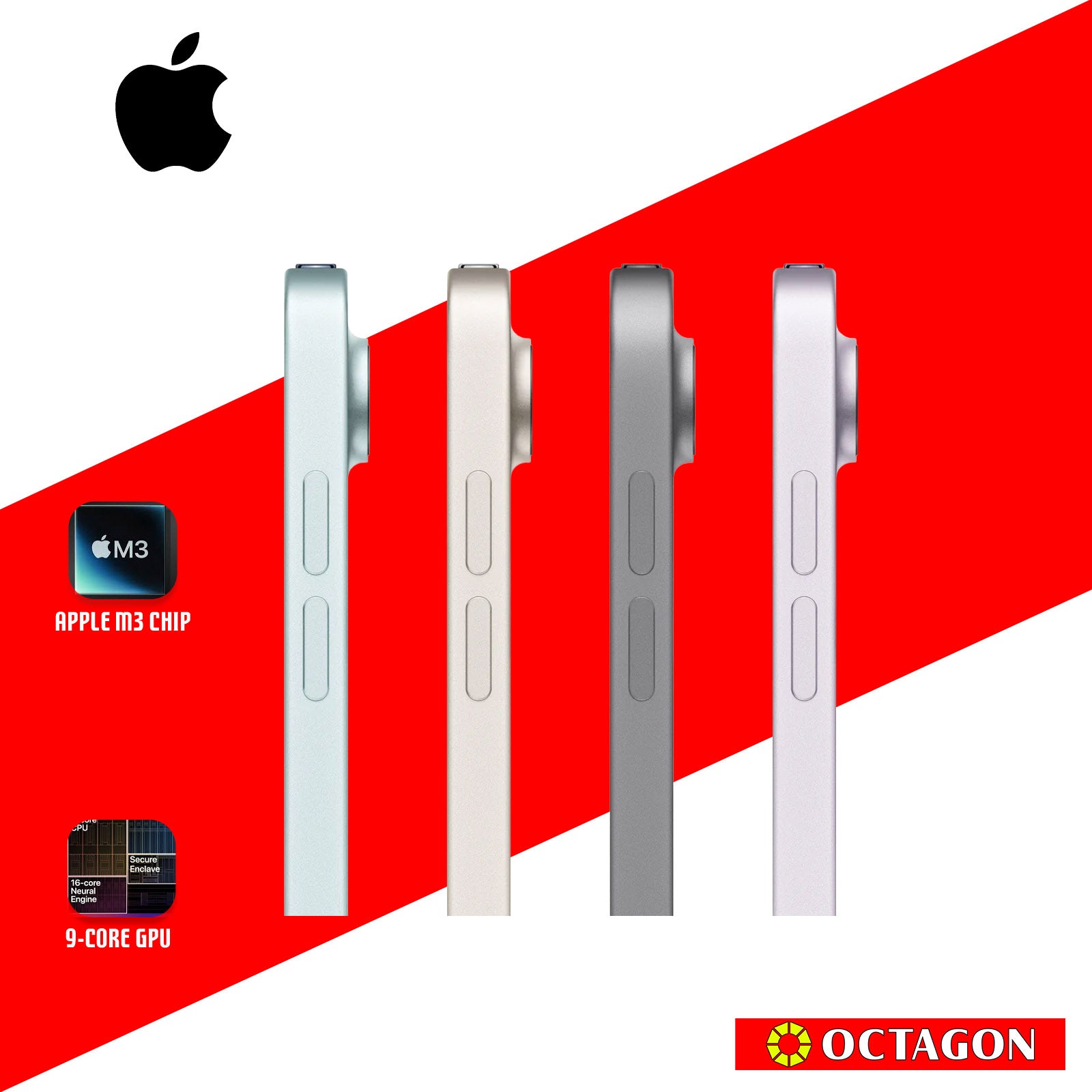 APPLE IPAD AIR 11 M3 128GB WIFI BU (MC9X4PP/A)
