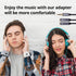 SUPERV AY30 3.5MM TRRS HEADPHONE Y 2 FEMALE / 1MALE SPLITTER CABLE