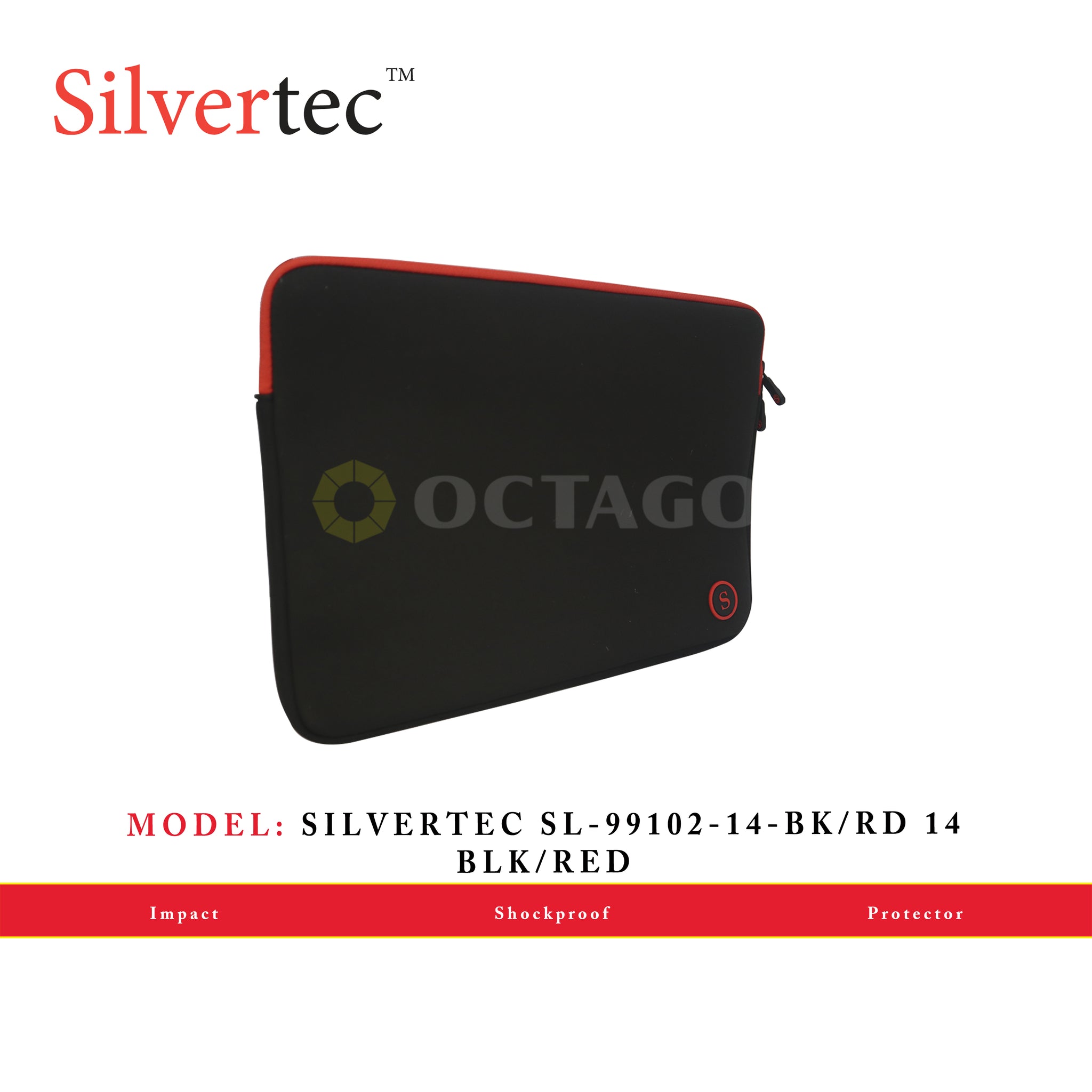 SILVERTEC SL-99102-14-BK/RD 14 BLK/RED