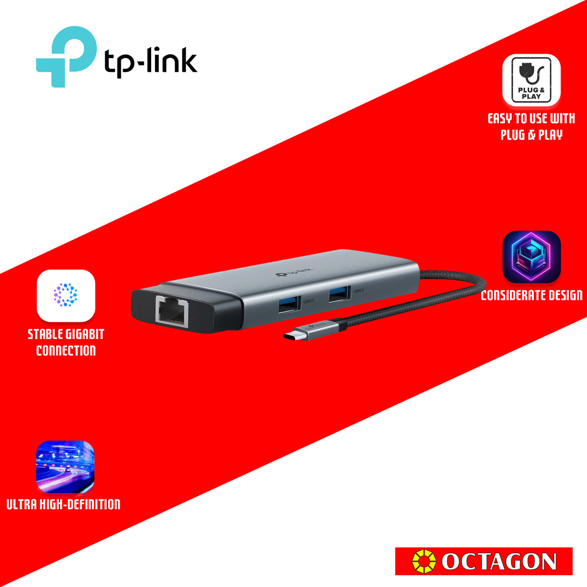 TPLINK UH6120C USB TYPE C 6 PORT HUB