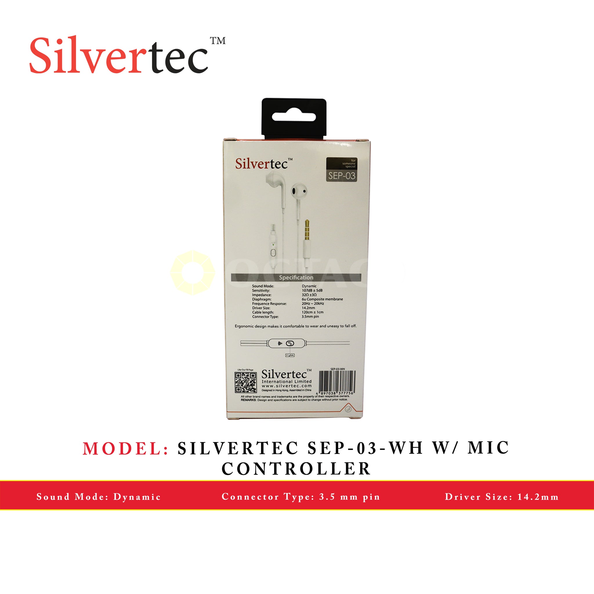 SILVERTEC SEP-03-WH W/ MIC CONTROLLER
