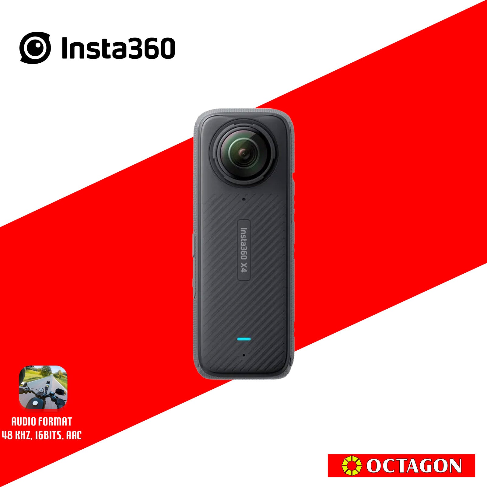 INSTA360 X4 8K 360 VIDEO ACTION CAMERA