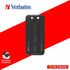 VERBATIM 66972 BLACK CHARGENGO 10K MAH 22.5W POWERBANK W/ BUILT-IN LIGHTNING & TYPE-C CABLE + DIGITAL DISPLAY PD20W / QC3.0 18W / SUPERCHARGE 22.5W