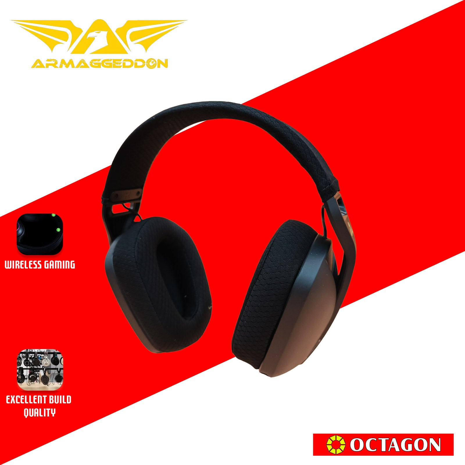 ARMAGGEDDON COSMIC-III LITE TRI-MODE BT / 2.4G GAMING HEADSET