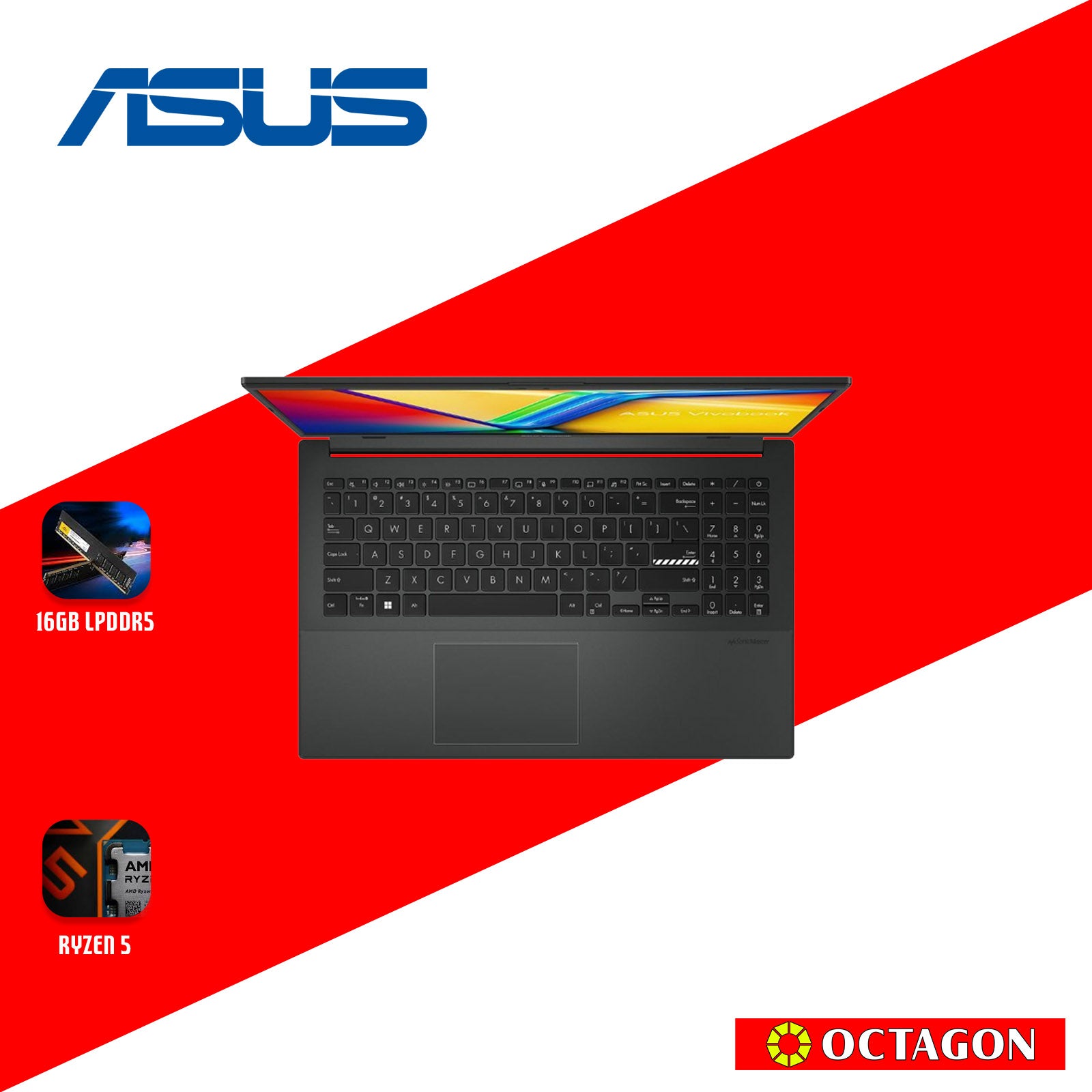 ASUS E1504FA-NJ1528WSM/ RYZEN 5-7520U/ 16GB/ 512GB SSD/ 15.6 FHD/ WIN 11/ OFFICE H&S + M365/ BLK/