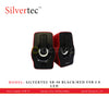 SILVERTEC SB-90 BLACK/RED USB 2.0 LED