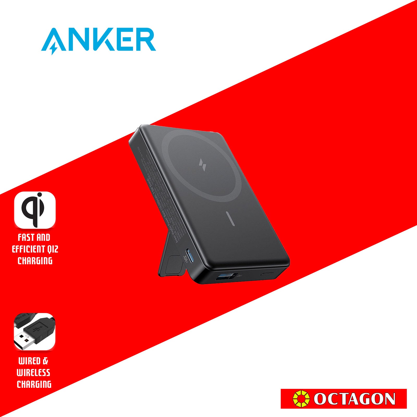 ANKER MAGGO POWERBANK 10K B2B BLACK