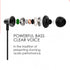 SONIC GEAR HYPERBASS BUDS 1 BLACK EARPHONE