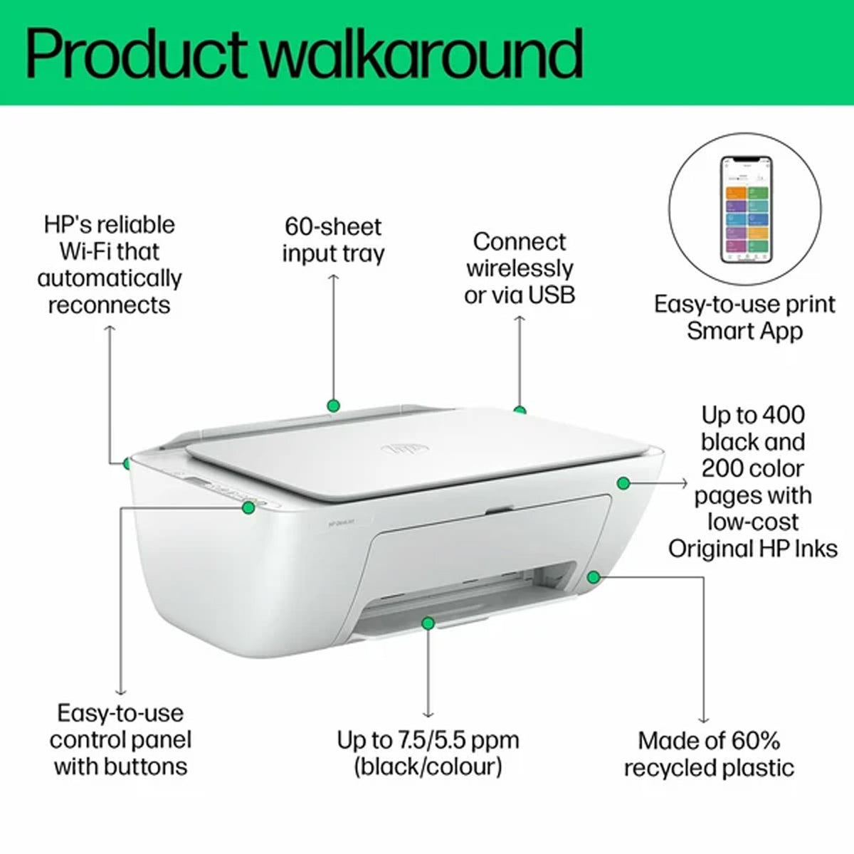 HP DESKJET INK ADV 2875 AIO WI-FI (#682 B/C)