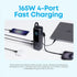 ANKER ZOLO A1695H41 SILVER 25K POWERBANK 165W BUILT-IN USB-C CABLE